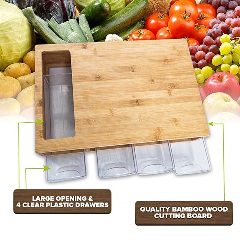 Tabla de Cortar Grande Rectangular para Cajón de Cocina